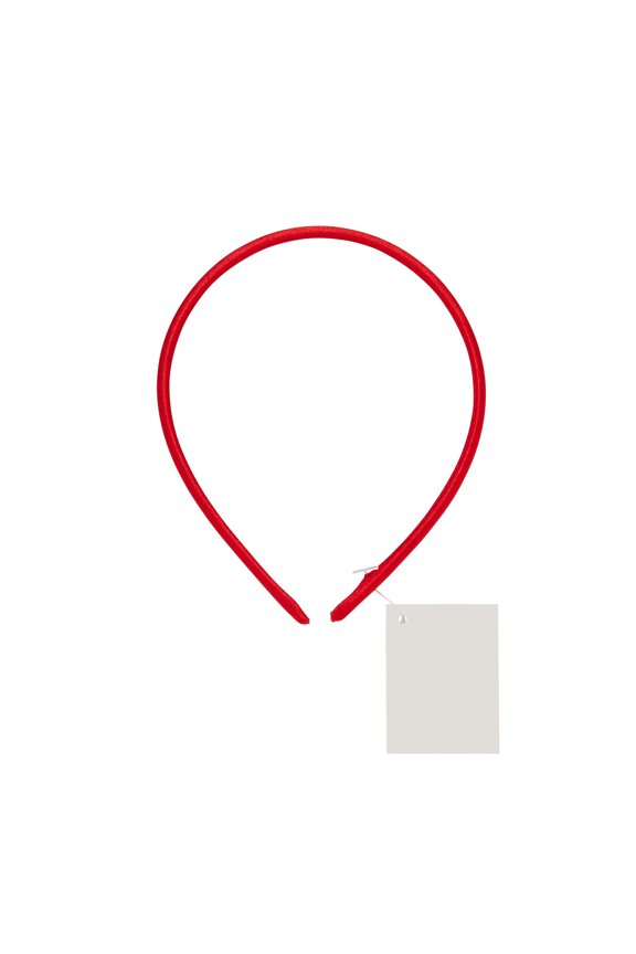 Red Satin Headband Perfect Hair Crafting Accessory 1 Each