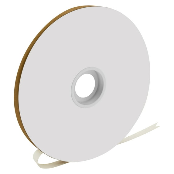 Offray Ribbon, Antique White 3/8 Inch Single Face Satin Ribbon for Crafting, Sewing, Gift Wrapping, Decorating, 100 Yd, 1 Each