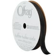 thumbnail image 1 of Offray Ribbon, Black 3/8 inch Metallic Ribbon for Wedding, Crafts, and Gifting, 9 feet , 1 Each, 1 of 9