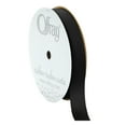 thumbnail image 1 of Offray Ribbon, Black 5/8 inch Grosgrain Polyester Ribbon, 18 feet, 1 of 5