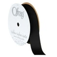 thumbnail image 1 of Offray Ribbon, Black 7/8 inch Grosgrain Polyester Ribbon, 18 feet, 1 of 4