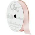thumbnail image 1 of Offray Ribbon, Carnation Pink 5/8 inch Single Face Satin Polyester Ribbon, 18 feet, 1 of 8