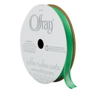 Offray Ribbon, Black 5/16 inch Sheer Ribbon, 9 feet