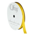 thumbnail image 1 of Offray Ribbon, Maize Yellow 3/8 inch Grosgrain Polyester Ribbon, 18 feet, 1 of 10