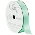 thumbnail image 1 of Offray Ribbon, Mint Green 5/8 inch Single Face Satin Polyester Ribbon, 18 feet, 1 of 11