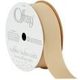 thumbnail image 1 of Offray Ribbon, Natural 7/8 inch Grosgrain Polyester Ribbon, 18 feet, 1 of 13