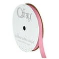 thumbnail image 1 of Offray Ribbon, Pink 3/8 inch Grosgrain Polyester Ribbon, 18 feet, 1 of 5