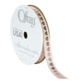 thumbnail image 1 of Offray Ribbon, Pink 3/8 inch Grosgrain Polyester Ribbon, 9 feet, 1 of 1
