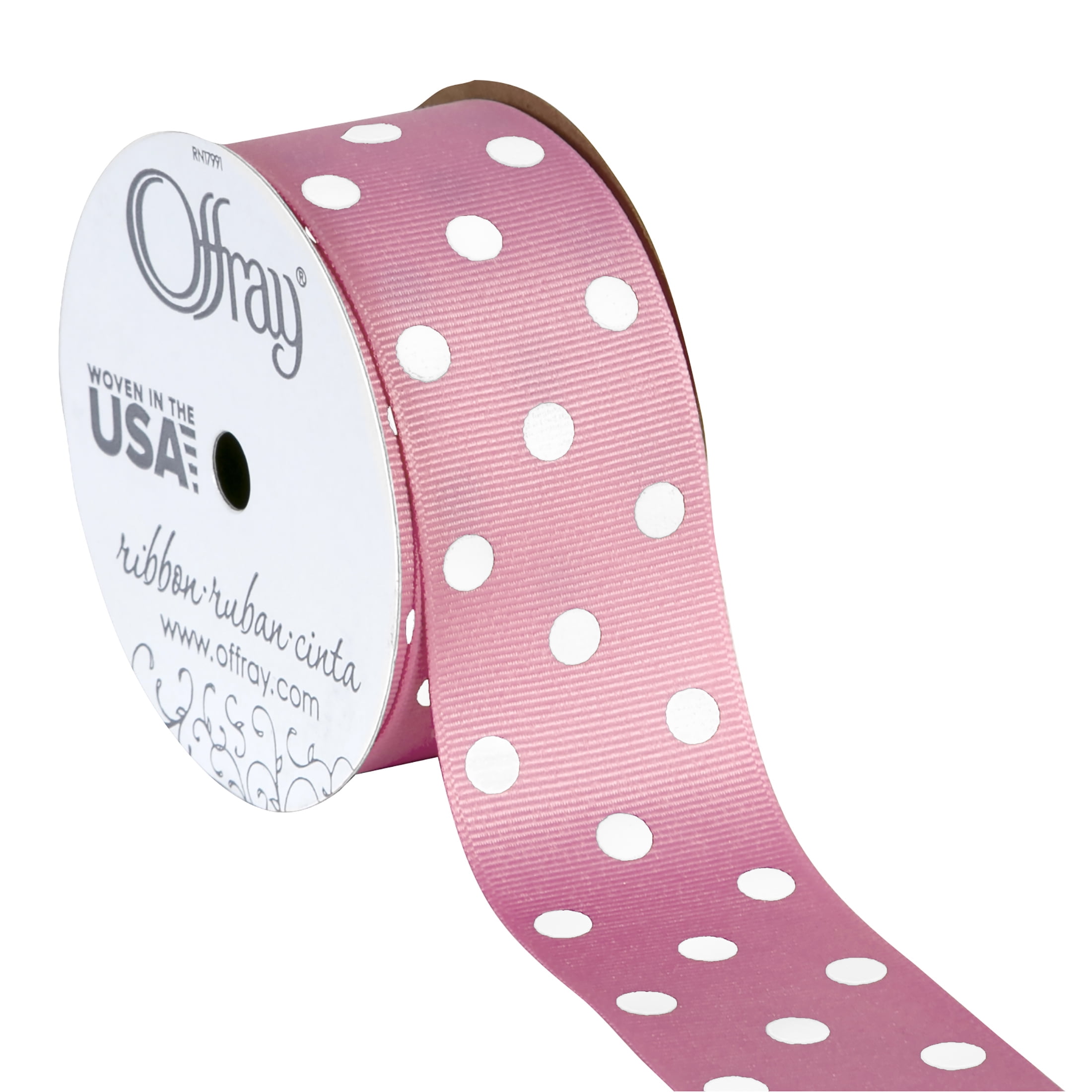 Offray Ribbon, Hot Pink 1 1/2 inch Grosgrain Glitter Polyester Ribbon for  Sewing, Crafts, and Gifting, 9 feet, 1 Each - Yahoo Shopping