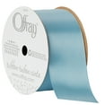 thumbnail image 1 of Offray Ribbon, Powder Blue 1 1/2 inch Single Face Satin Polyester Ribbon, 12 feet, 1 of 7