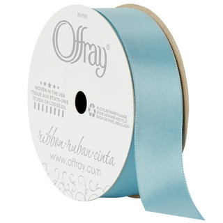 Offray Ribbon, Red 1 1/2 inch Double Face Satin Polyester Ribbon, 12 feet 