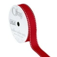 thumbnail image 1 of Offray Ribbon, Red 5/8 inch Grosgrain Polyester Ribbon, 9 feet, 1 of 7