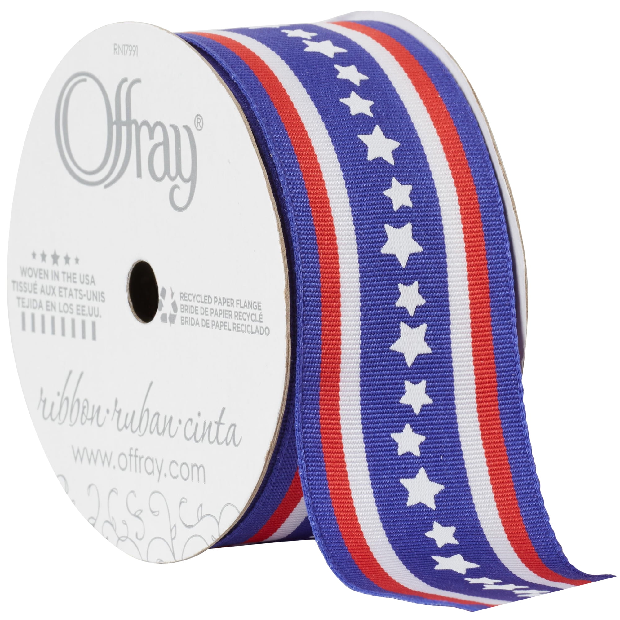  NOLITOY 1 Roll Independence Day Ribbon Memorial Day Ribbon  Patriotic Stripes Ribbon Patriotic Wired Ribbon Festival Themed Ribbon Red  Ribbon Thin Star Ribbon Gift Bag Fine Polyester : Health & Household