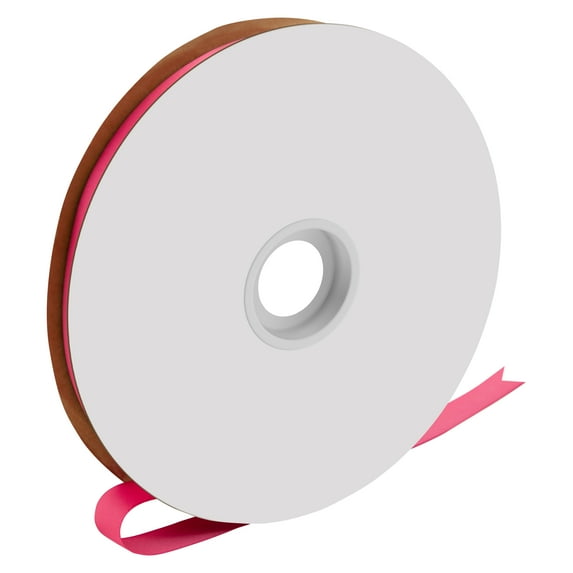 Offray Ribbon, Shocking Pink 5/8 Inch Single Face Satin Ribbon for Crafting, Sewing, Gift Wrapping, Decorating, 100 Yd, 1 Each