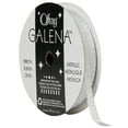 thumbnail image 1 of Offray Ribbon, Silver 1/4 inch Galena Metallic Ribbon, 5 yards, 1 of 7