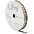 thumbnail image 1 of Offray Ribbon, Silver 3/8 inch Metallic Ribbon, 12 feet, 1 of 7