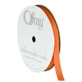 thumbnail image 1 of Offray Ribbon, Torrid Orange 3/8 inch Grosgrain Polyester Ribbon, 18 feet, 1 of 4