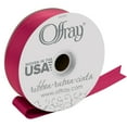 thumbnail image 1 of Offray Ribbon, Wine 1 1/2 Inch Double Face Satin Ribbon for Crafting, Sewing, Gift Wrapping, Decorating, 50yd, 1 Each, 1 of 13