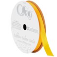 thumbnail image 1 of Offray Ribbon, Yellow Gold 3/8 inch Single Face Satin Polyester Ribbon for Sewing, Crafts, and Gifting, 18 feet, 1 Each, 1 of 12