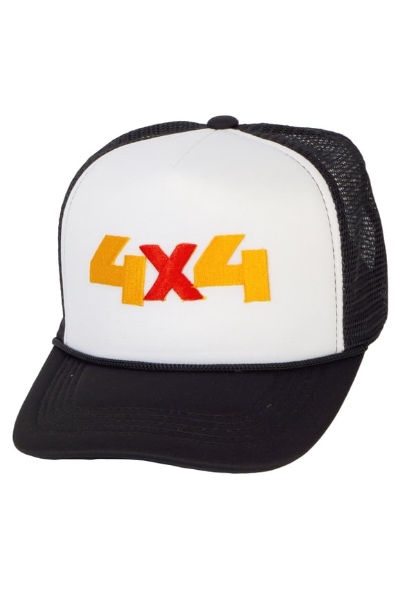 Offroad 4x4 Life Hat - Overland Rock Crawler Cap, White/Green
