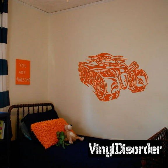 Offroad ATV Wall Decal - Vinyl Decal - Car Decal - DC 045 - 36 Inches