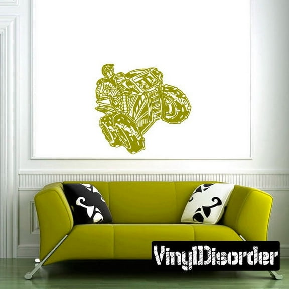 Offroad ATV Wall Decal - Vinyl Decal - Car Decal - DC 057 - 36 Inches