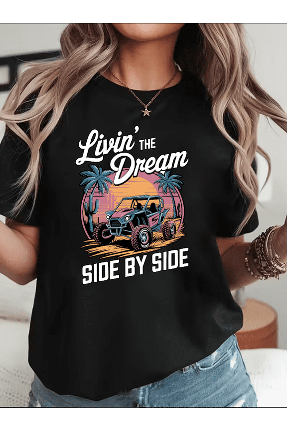 Offroad Life Graphic Design Artwork Apparel Unisex T-Shirt V17087,up to Size 5XL