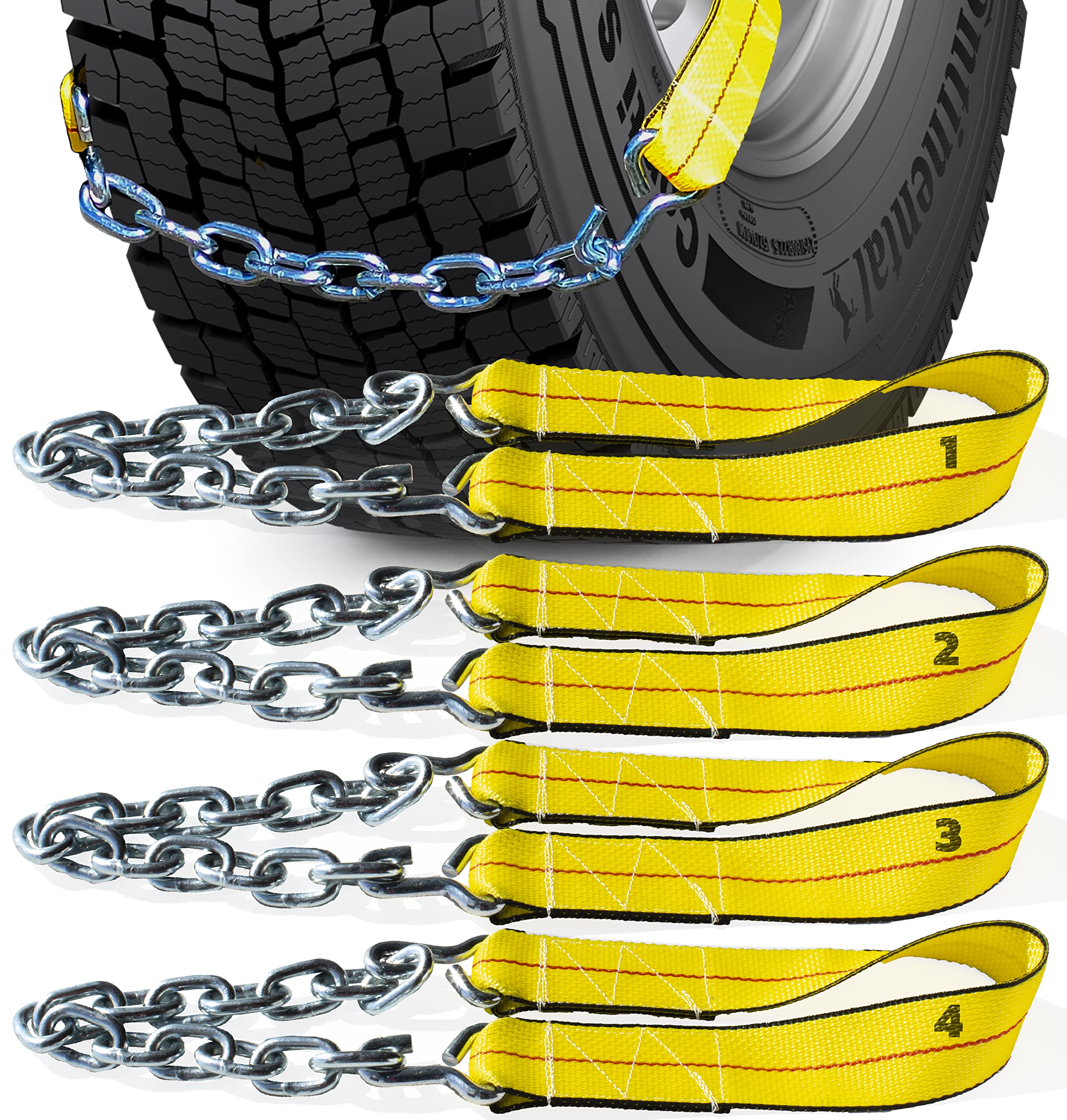 Offroad Snow Chains Alternative Traction Device For Semis & Large