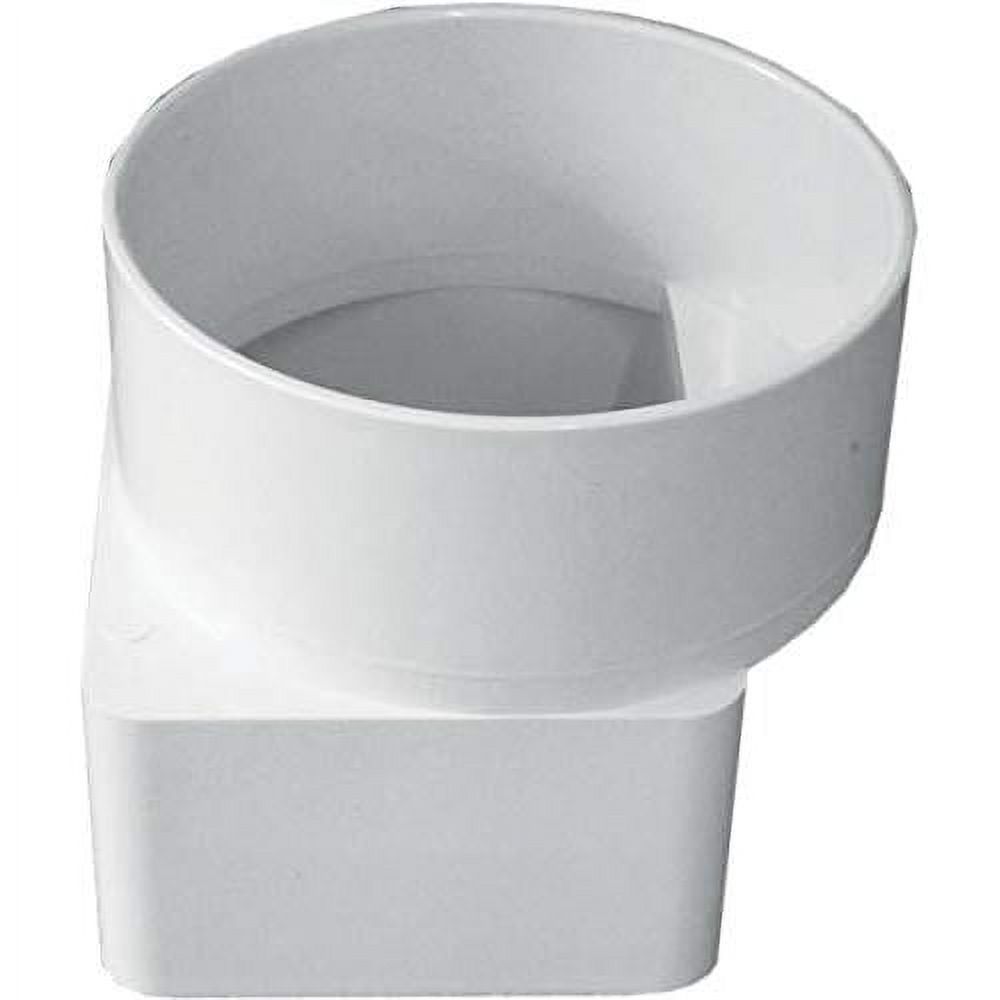 Gutter Downspout Adapter to Drain Pipe, Roof Gutter to Drain Pipe