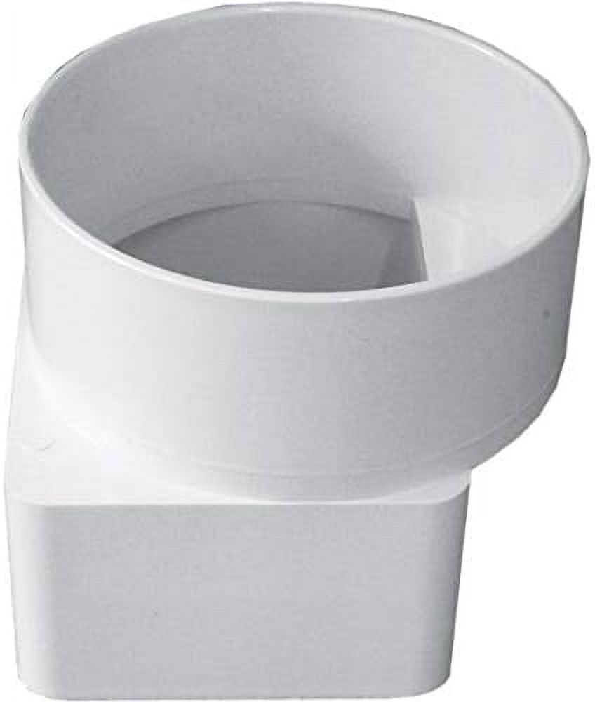 Offset Downspout Adapter, 3X4x4Inch