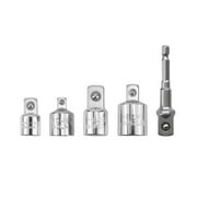 Offset Extension Wrench for Electric Drill,2025 New Impact Wrench Extender Set for Socket Sets,Electric Ratchet Wrench, with 4 Socket Adapters and 1/2 Electric Drill Adapter for Tight Spaces
