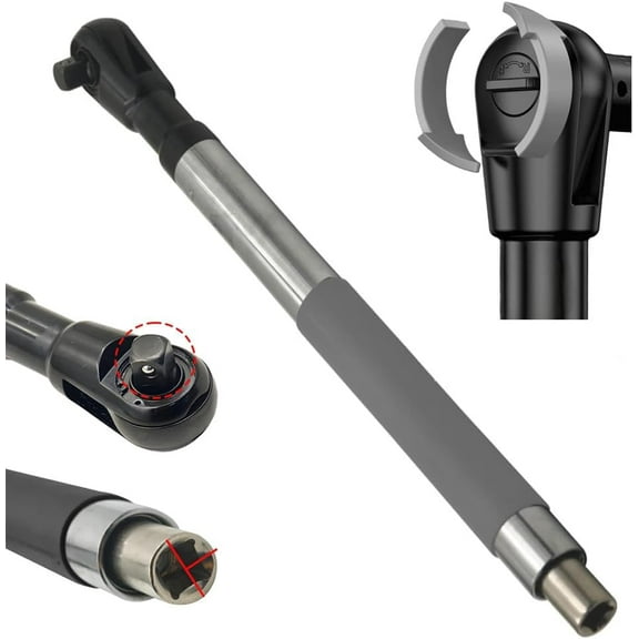 Offset Extension Wrench for Electric Drill,Impact Wrench Extender for Socket Sets, 2025 New Offset Extension Wrench Impact, 3/4 Electric Drill Adapter, Chain Drive Wrench Extender
