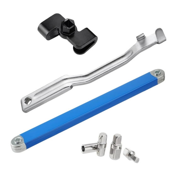 Offset Extension Wrench Universal Ratchet Extension Tight Spaces Carbon Steel for Automotive Professionals Home Garage