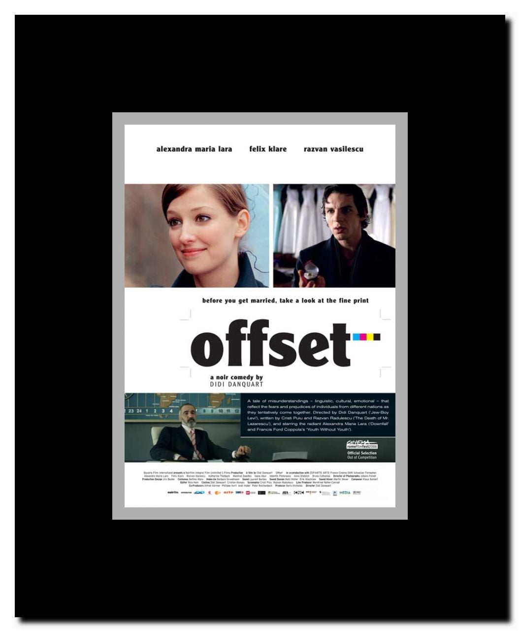 Offset Framed Movie Poster