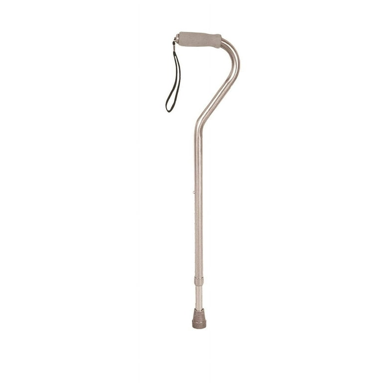 Curved handle adjustable aluminum cane, 29 - 38 Curved handle adjustable aluminum cane, 29 - 38