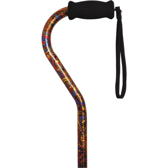 Offset Handle Cane, Paisley Part No. 21005 (1/ea)