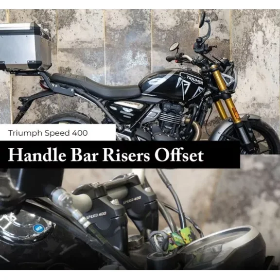 Offset Handlebar Risers for TRIUMPH SPEED 400