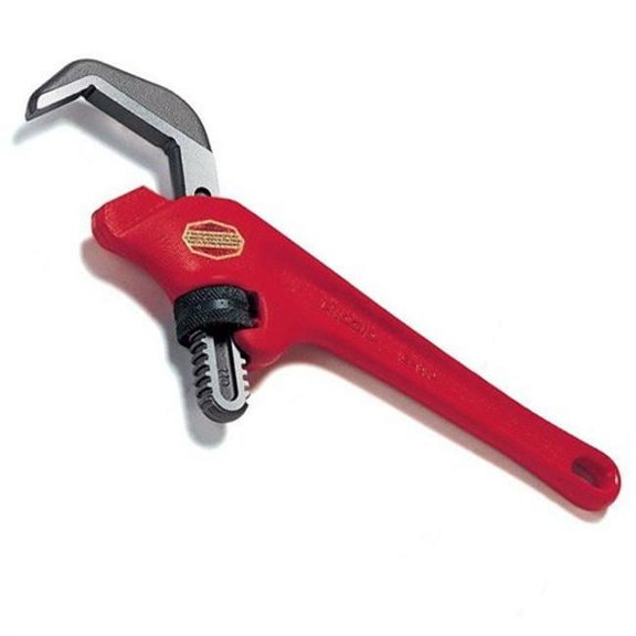 Offset Hex Pipe Wrench - 9.5 in.