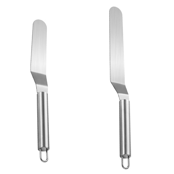 Offset Icing Spatula,TGY Cake Angled Spatula Set with 6 & 8 Inch Blades, Stainless Steel Cake Icing Spatula with Handle for Home, Kitchen or Bakery