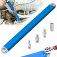 thumbnail image 1 of Offset extension wrench set with 1/2", 1/4", and 3/8" drive adapters, heavy-duty multifunctional tool for tight spaces, ideal for automotive, mechanical, and household repairs, compact portable, 1 of 5