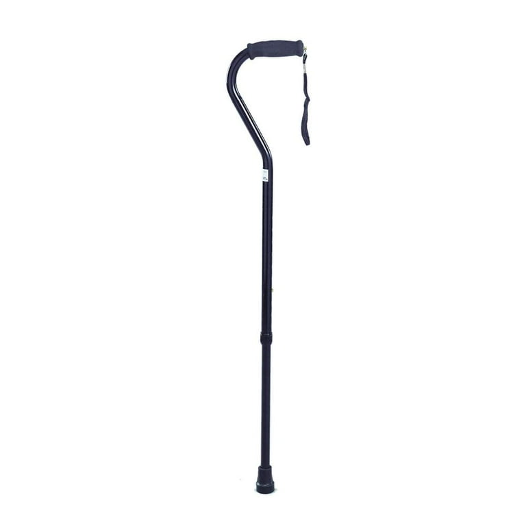 Curved handle adjustable aluminum cane, 29 - 38 Curved handle adjustable aluminum cane, 29 - 38