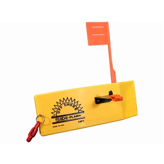 Off Shore OR12L Left Side Planer with Flag, Yellow , 9-1/2"