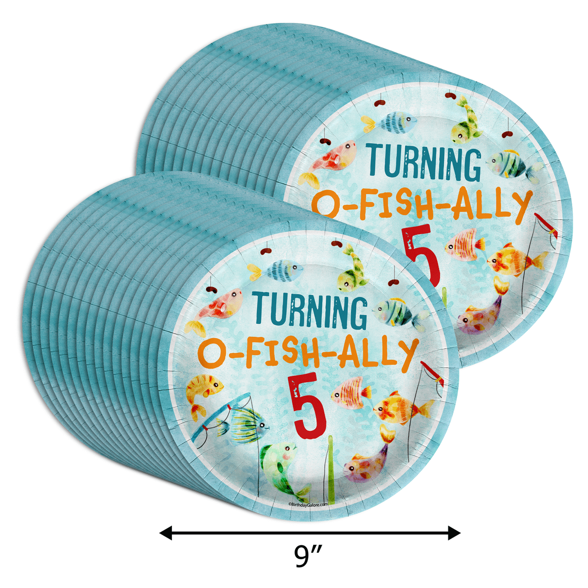 Ofishally Five Fishing Birthday Party Supplies Boys 5th Birthday