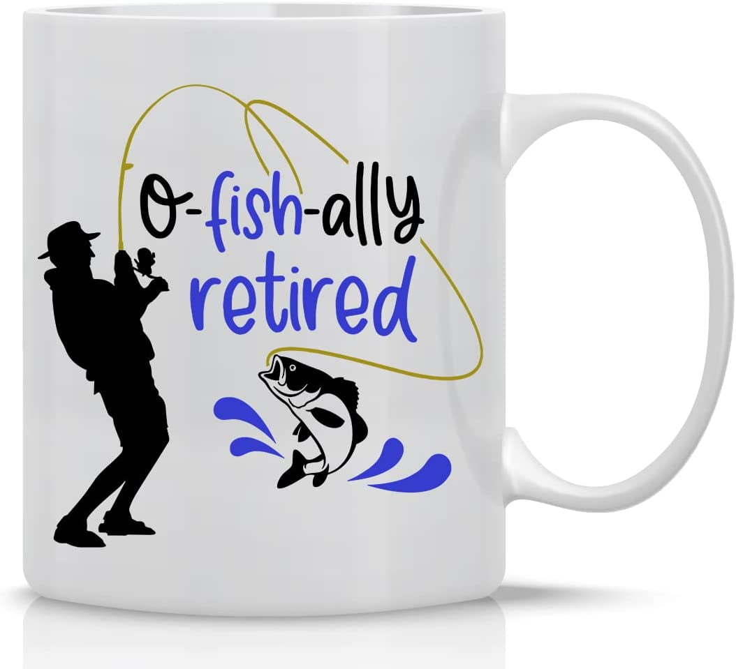 Keeping It Reel Pointillism Fish Drawing Funny Fishing Lover Gift Fisherman Coffee  Mug by Jeff Creation - Pixels