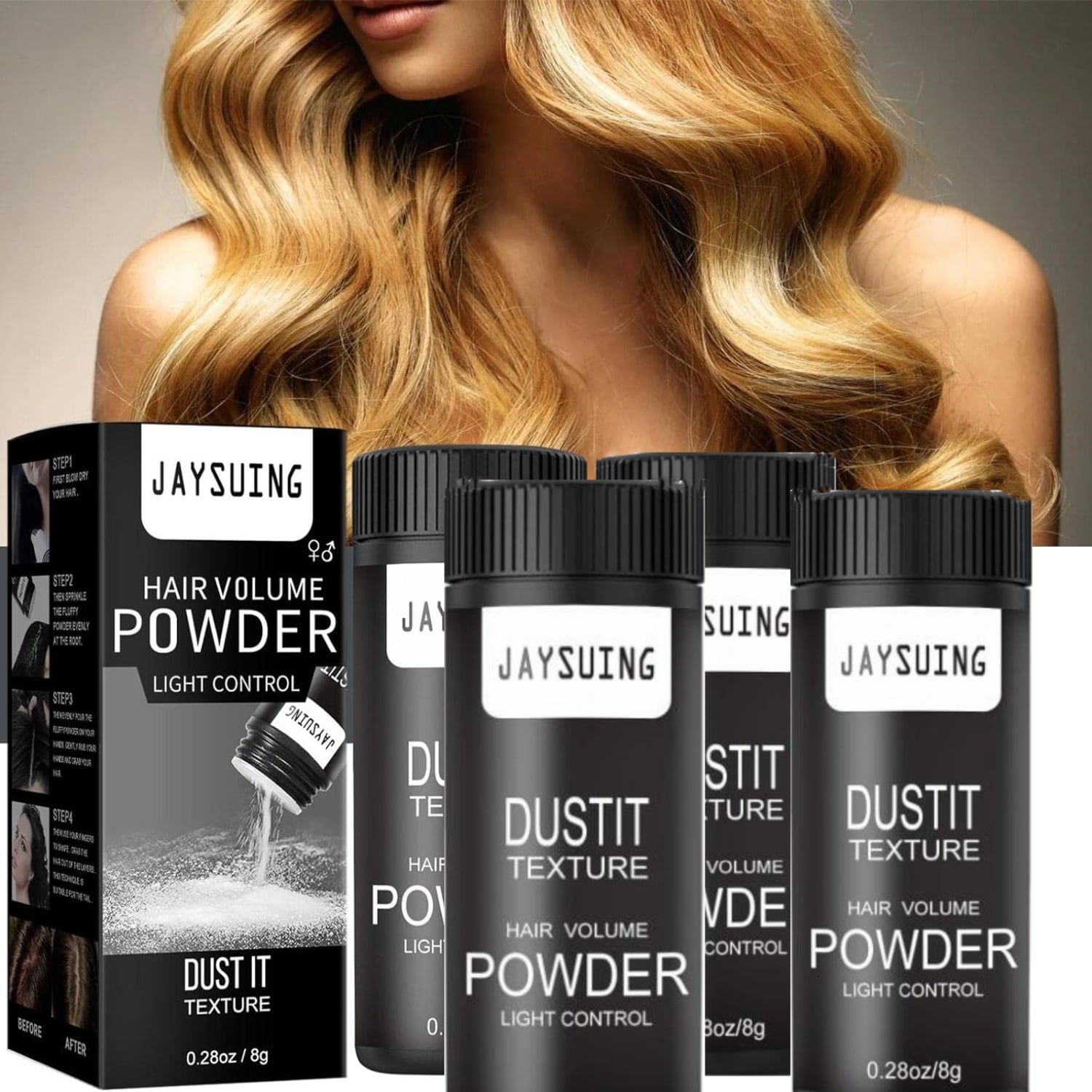 Ofocase Hair Styling Powder Hair Volume Powder, Keep Hair Soft & Fluffy