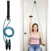 Ofocase Shoulder Pulley Over The Door Physical Therapy System, Exercise Pulley for Physical Therapy-Blue