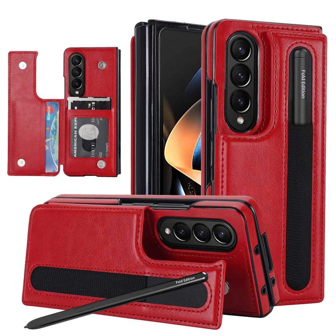 Ofocase for Samsung Galaxy Z Fold Wallet Case with S Pen Holder