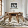 thumbnail image 1 of Ofoor Area Rugs for Living Room 6'x9' Washable Rugs Retro Large Area Rug Modern for Home Decor Foldable Nonslip Bedroom Rugs, Yellow, 1 of 10