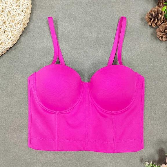 Ofreoo Corset Tops For Women Going Out Top Spaghetti Strap Party Club Top Great Gifts for Less