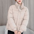thumbnail image 1 of Ofreoo Fashion Women's Casual Long Sleeve Solid Zipper Pocket Ladies Tops Blouse Coat Outwear Jacket Christmas Gift, 1 of 5